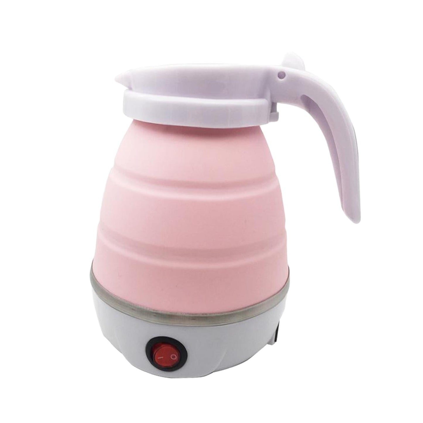 EU Plug 220V 50hz Electric Portable Travel Kettle Camping Caravan 0.6L Pink