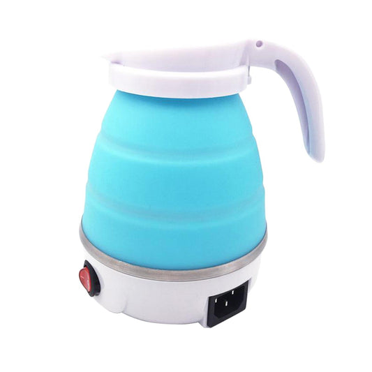 EU Plug 220V 50hz Electric Portable Travel Kettle Camping Caravan 0.6L Blue