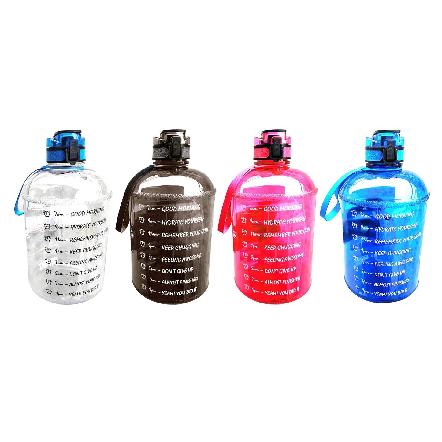 Premium Water Bottle Sports Leakproof Home Gym Fitness Workout Gears White