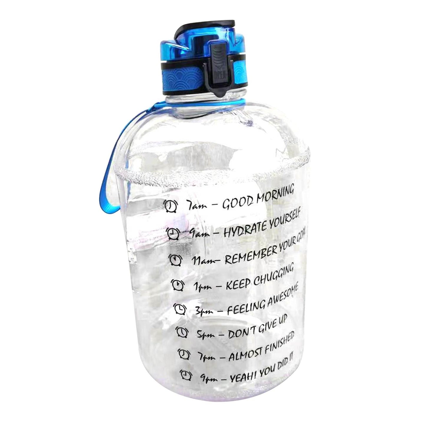 Premium Water Bottle Sports Leakproof Home Gym Fitness Workout Gears White