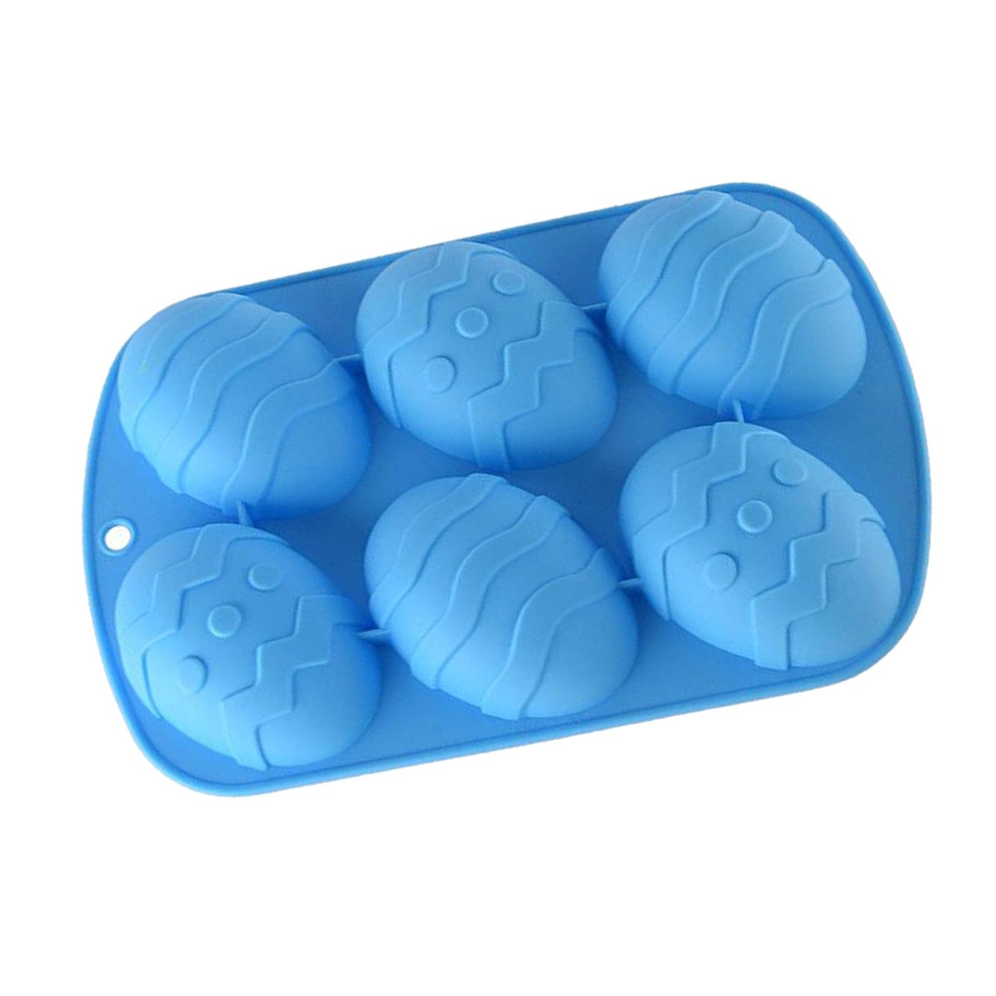 6 Hole Dinosaur Egg Silicone Mold for Cake Chocolate Kitchen Tool Black