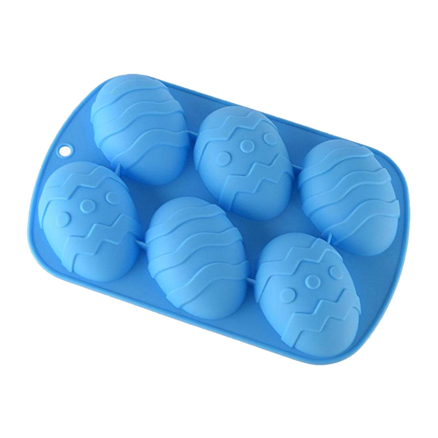 6 Hole Dinosaur Egg Silicone Mold for Cake Chocolate Kitchen Tool Black