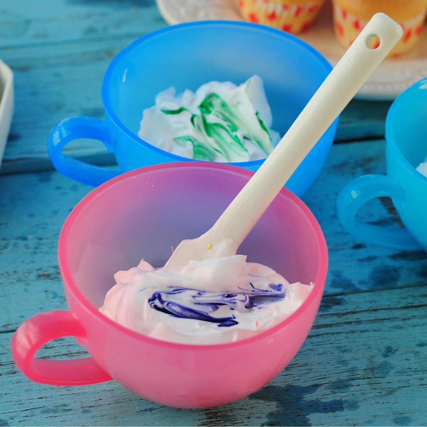 Silicone Spatulas Heat Resistant Cream Butter Spatulas Mixing Batter Scraper