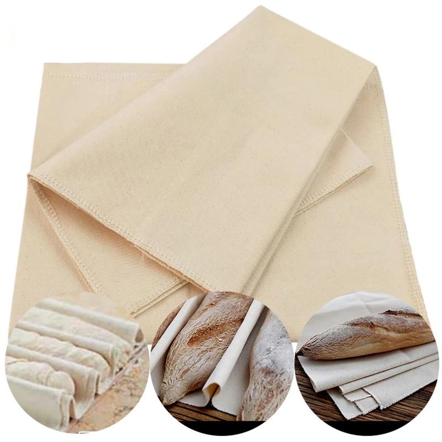 Baker Dough Couche Bread Proofing Couche Fermented Cloth Baguette Baking Mat L