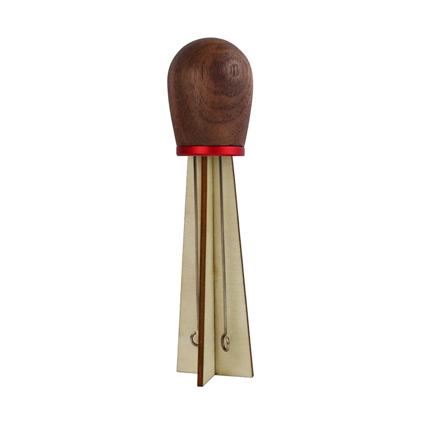 Stainless Steel Coffee Tamper Wider Stir Area Leveler Needle Stand