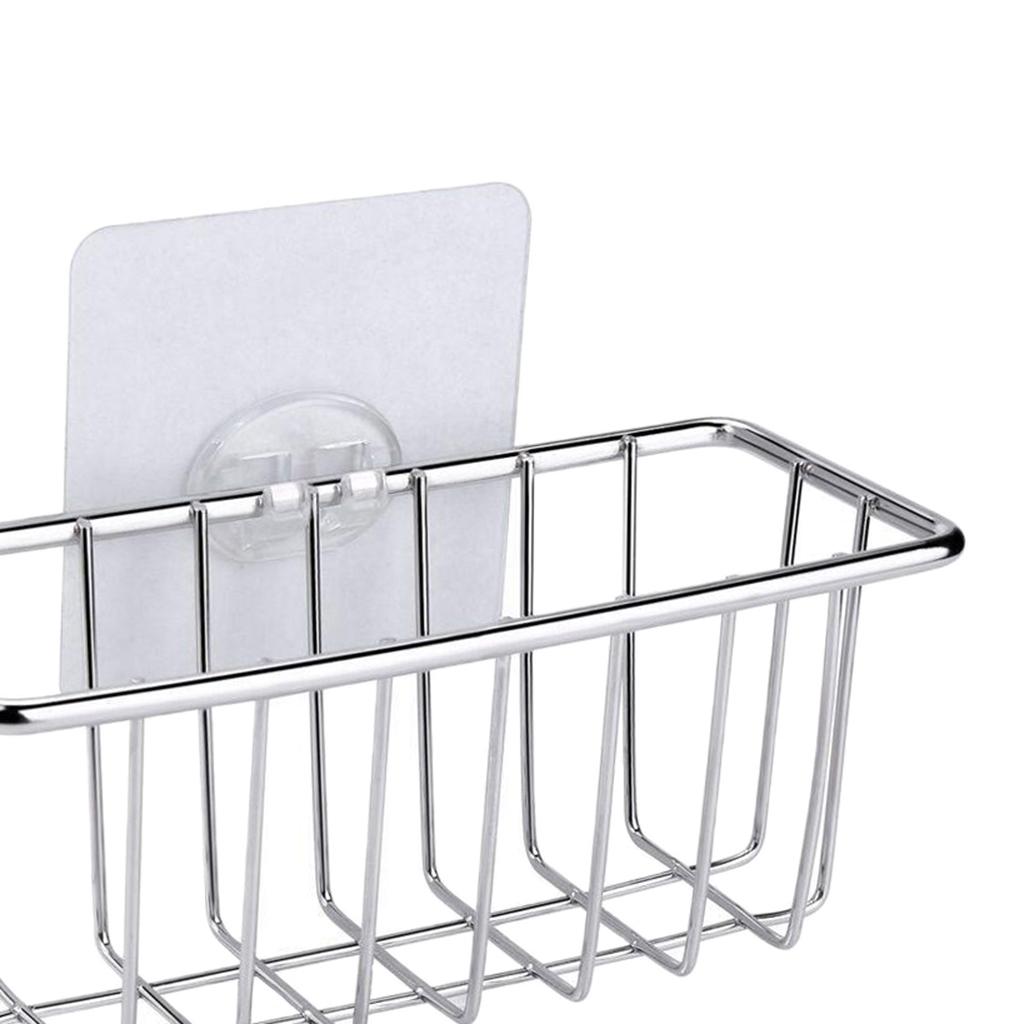 Compact Kitchen Sponge Holder Stainless Steel Hanging Kitchen No Drilling