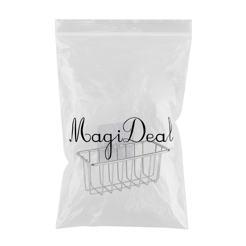 Compact Kitchen Sponge Holder Stainless Steel Hanging Kitchen No Drilling