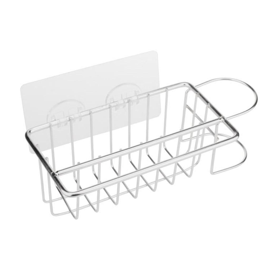 Compact Kitchen Sponge Holder Stainless Steel Hanging Kitchen No Drilling