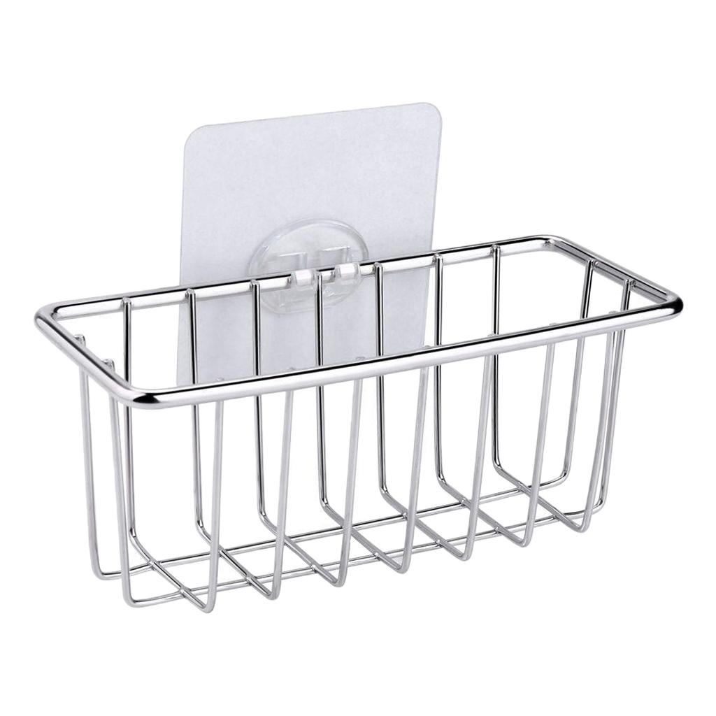Compact Kitchen Sponge Holder Stainless Steel Hanging Kitchen No Drilling