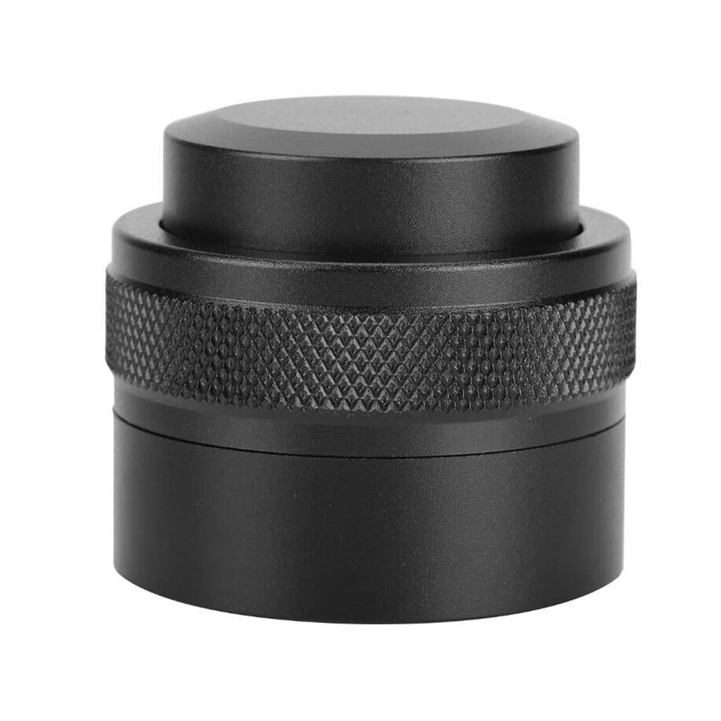 51mm Espresso Distributor Coffee Powder Press Tamper Metal Adjustable Black