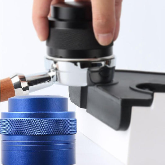 51mm Espresso Distributor Coffee Powder Press Tamper Metal Adjustable Blue