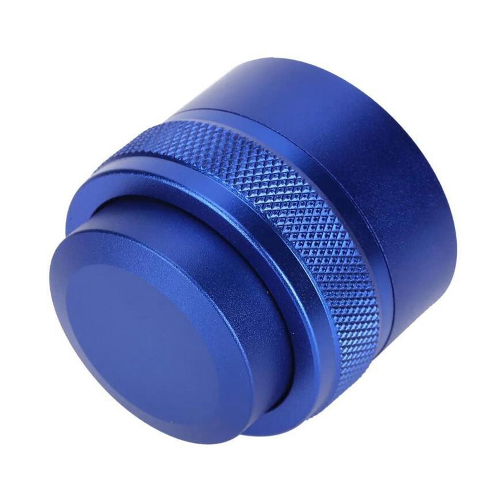 51mm Espresso Distributor Coffee Powder Press Tamper Metal Adjustable Blue