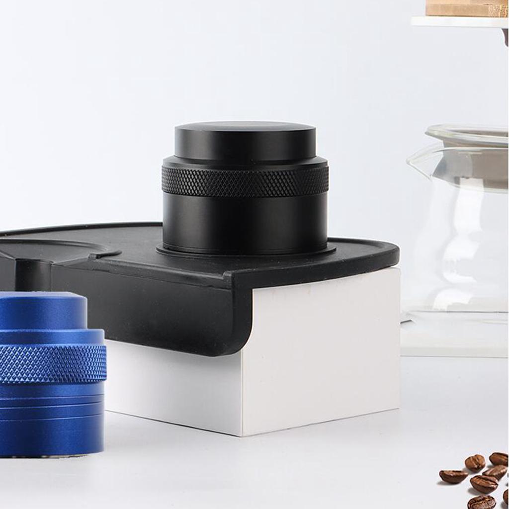 51mm Espresso Distributor Coffee Powder Press Tamper Metal Adjustable Blue