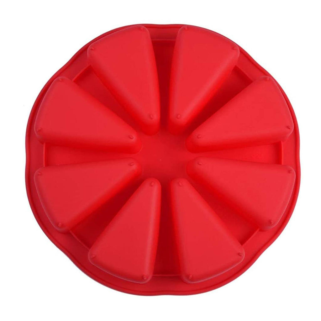 Baking Molds Large Cake Pan DIY Silicone Pudding Muffin Candies Cake Molds red