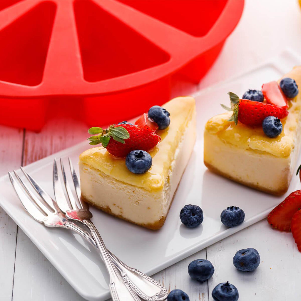 Baking Molds Large Cake Pan DIY Silicone Pudding Muffin Candies Cake Molds red