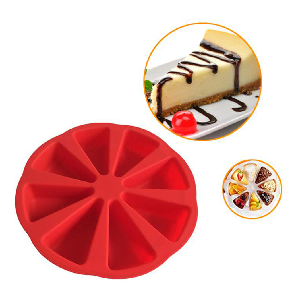Baking Molds Large Cake Pan DIY Silicone Pudding Muffin Candies Cake Molds red