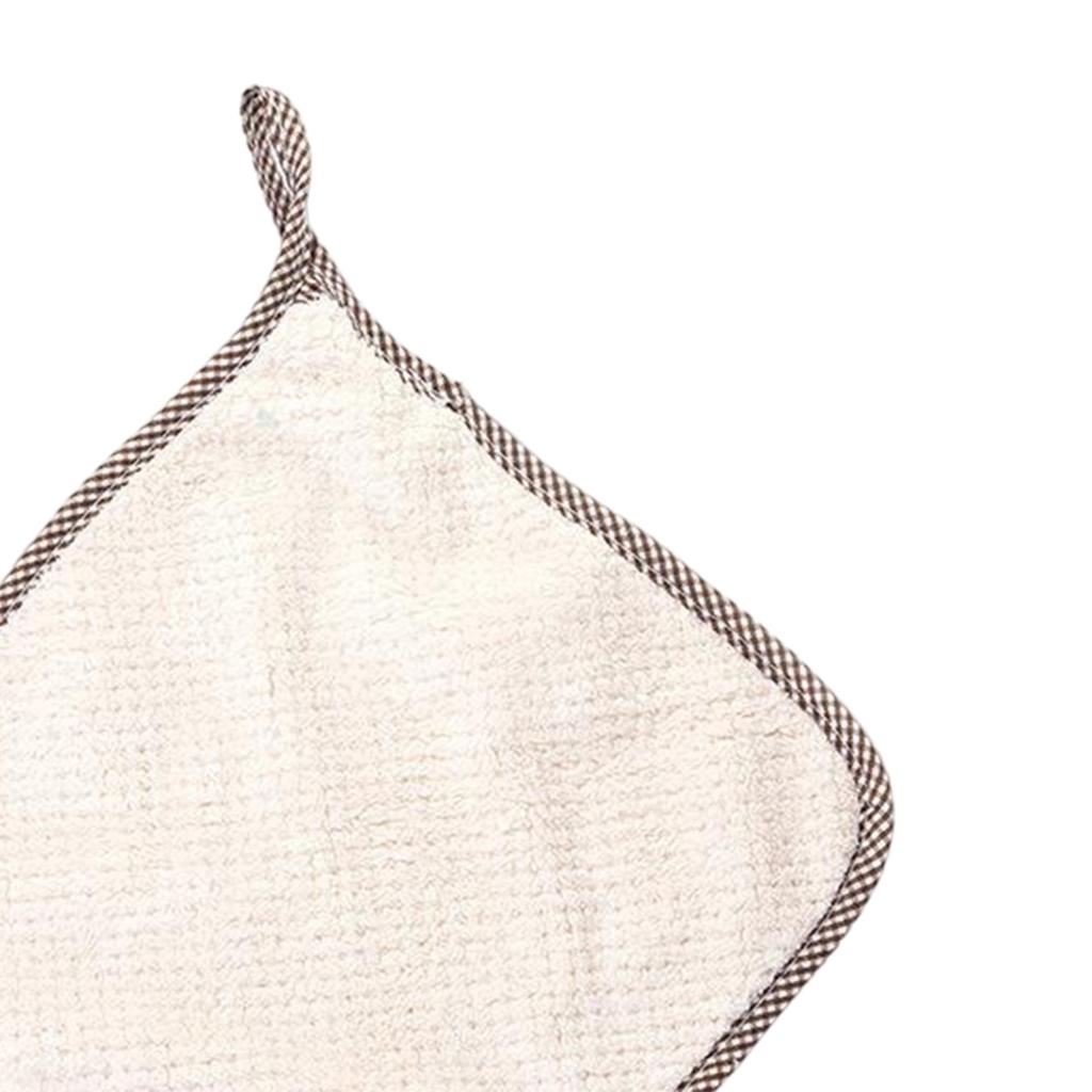 2PCS Super Absorbent Microfiber Kitchen Cloth Dish Cleaning Towel White