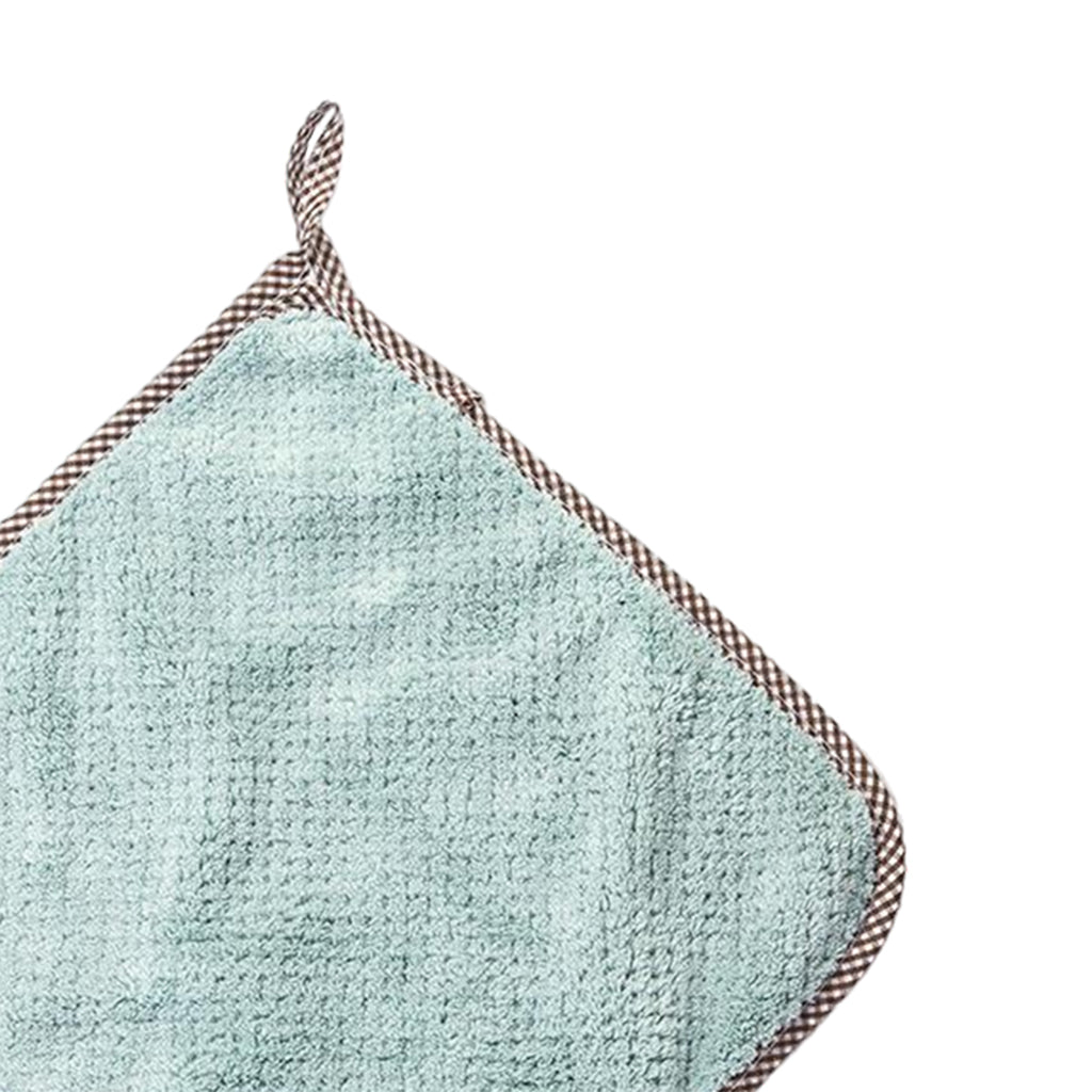 2PCS Super Absorbent Microfiber Kitchen Cloth Dish Cleaning Towel Blue