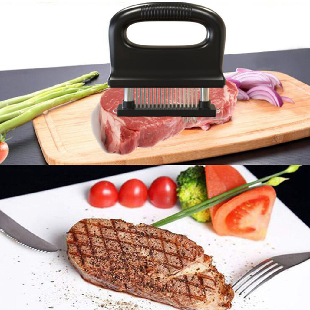 Stainless Steel 48 Blade Meat Tenderizer Beef Steak Mallet Cooking Tools