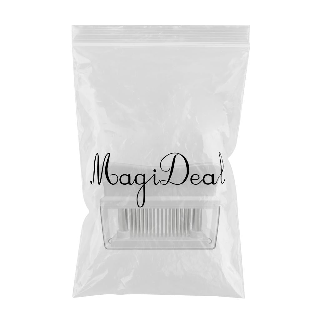 48 Needle Meat Tenderizer Stainless Steel Beef Steak Mallet Cooking White