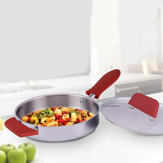 Hot Handle Holder Cast Iron Skillet Handle Cover Red Style 1