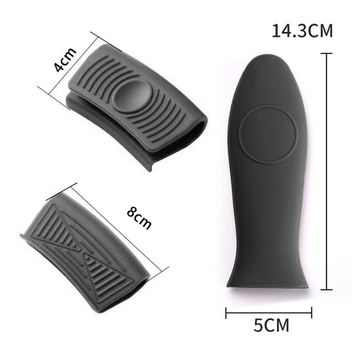 Hot Handle Holder Cast Iron Skillet Handle Cover Black Style 2