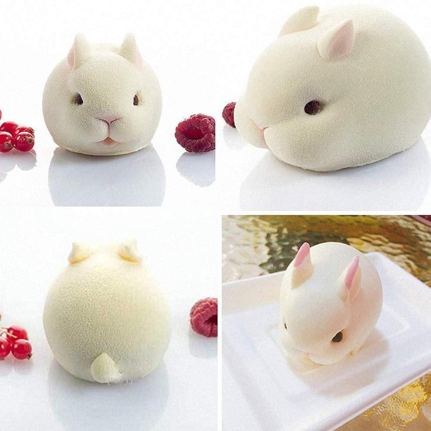 Silicone Cake Mold 3D Rabbit Shape Cake Baking Tool Fondant Tray Small