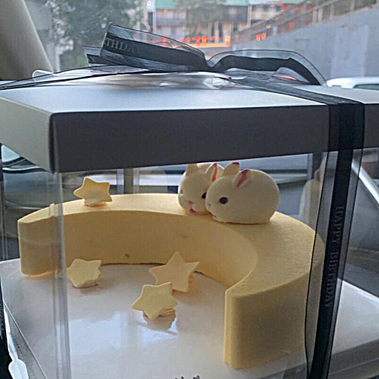 Silicone Cake Mold 3D Rabbit Shape Cake Baking Tool Fondant Tray Small