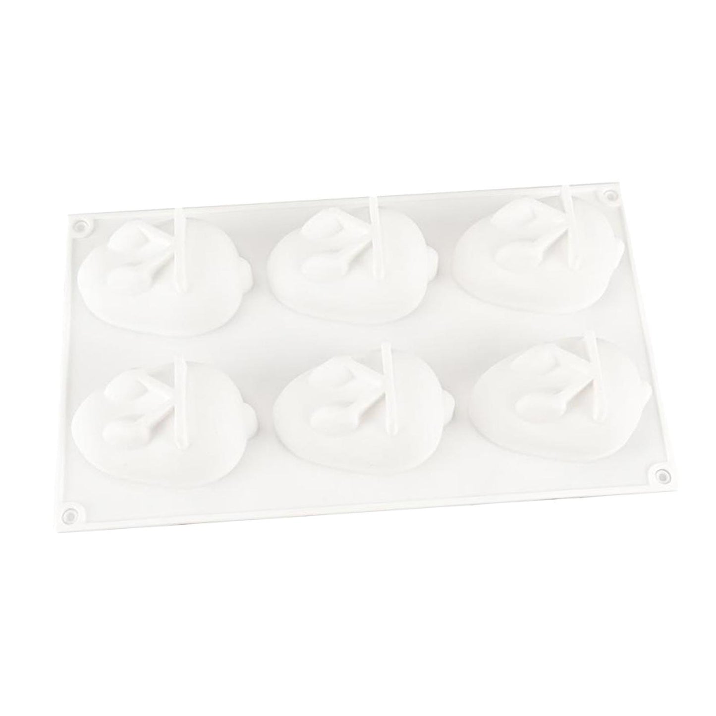 Silicone Cake Mold 3D Rabbit Shape Cake Baking Tool Fondant Tray Large