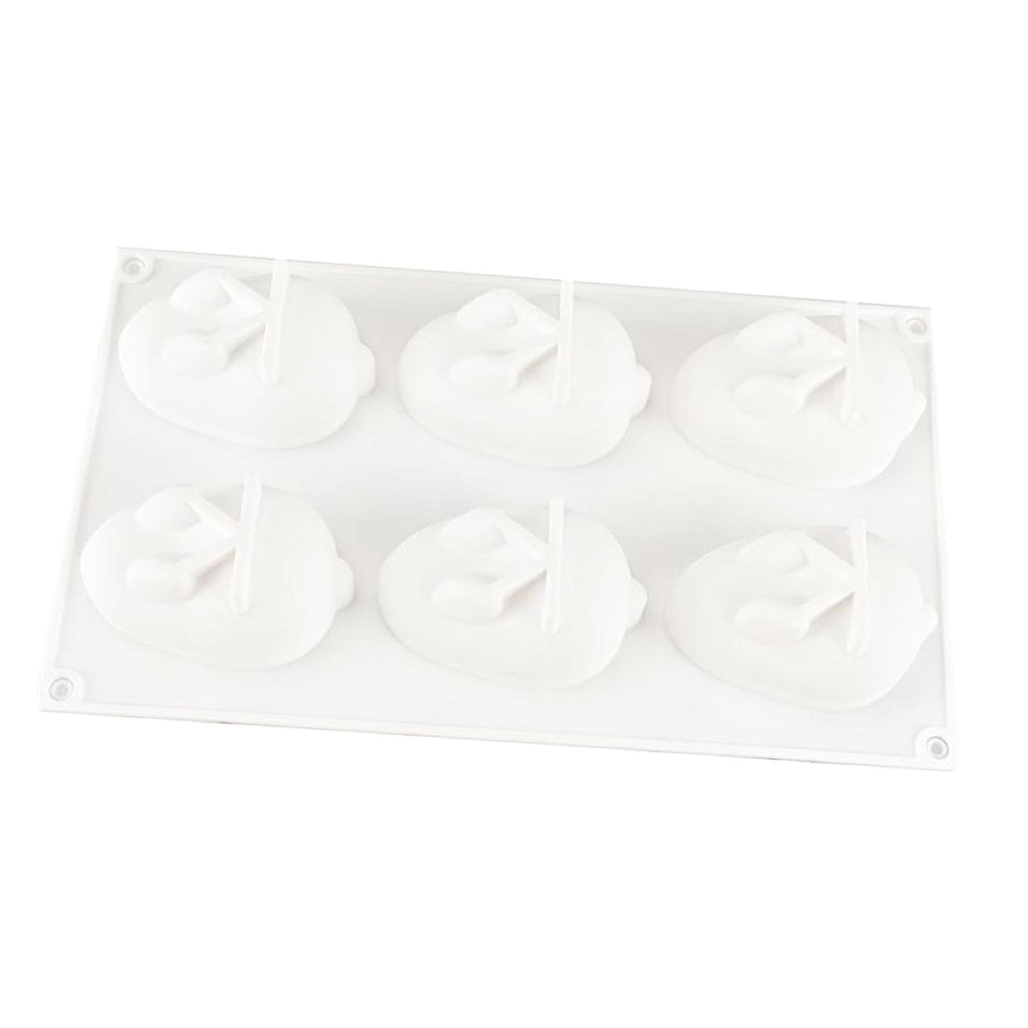 Silicone Cake Mold 3D Rabbit Shape Cake Baking Tool Fondant Tray Large