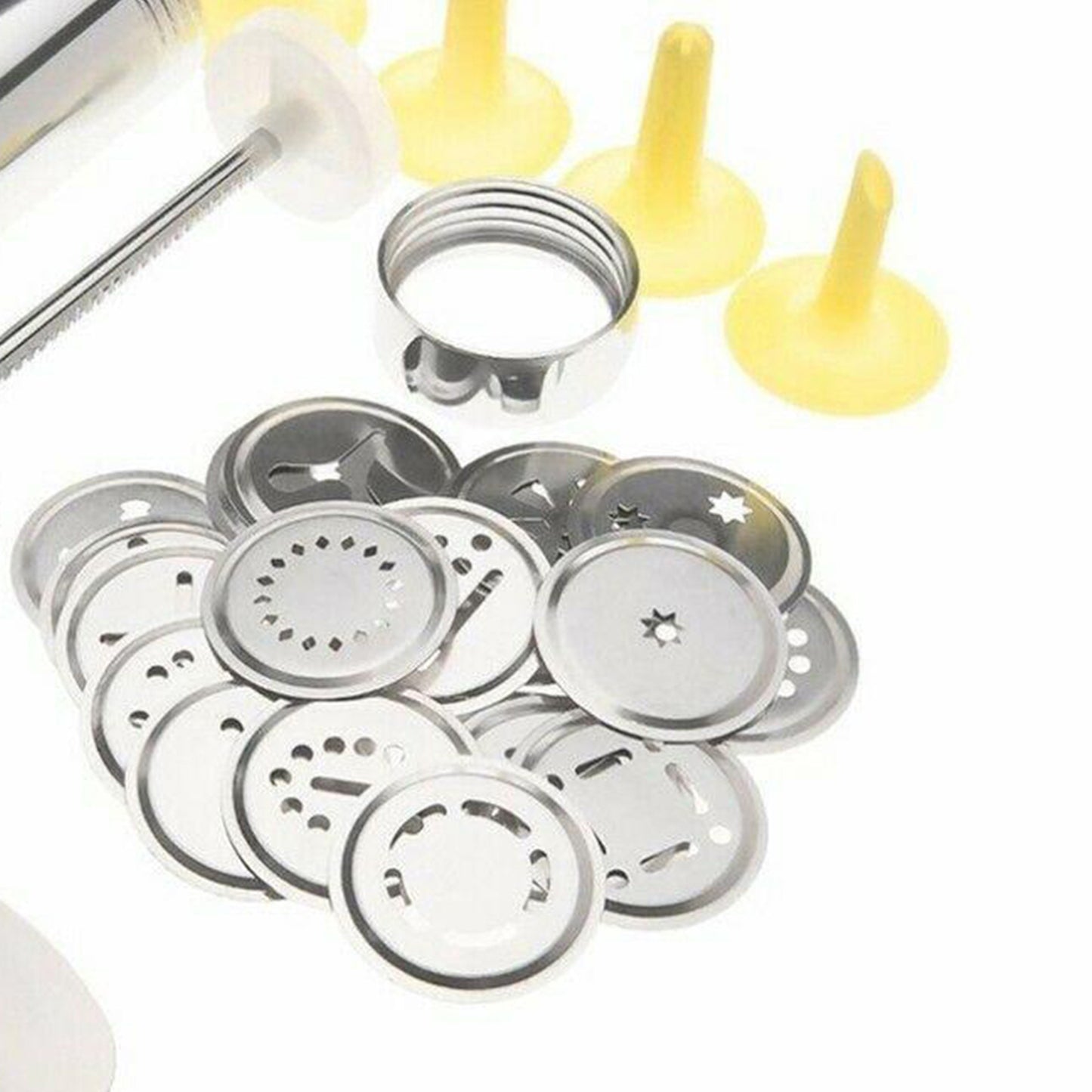 Cookie Press Cake Decoration Tool with Decorating Tips for Baking DIY Cake