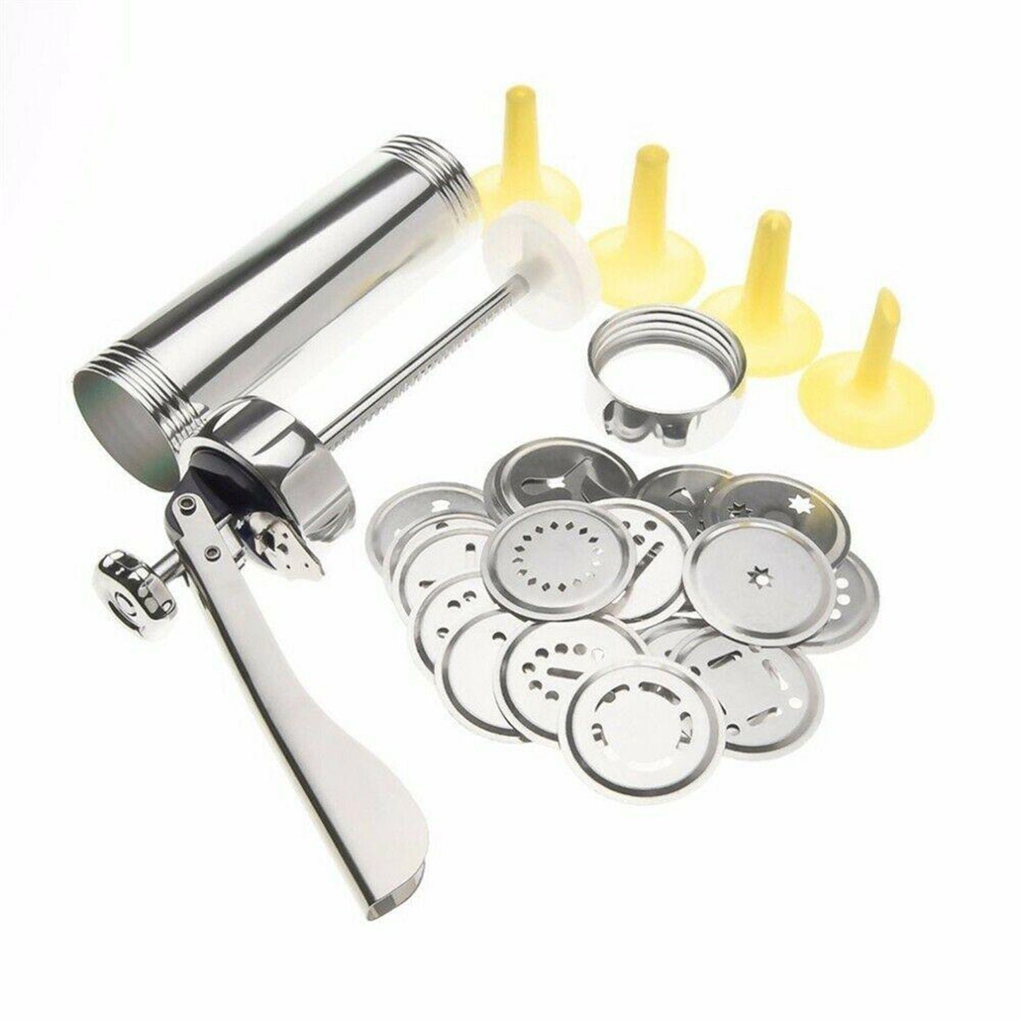 Cookie Press Cake Decoration Tool with Decorating Tips for Baking DIY Cake