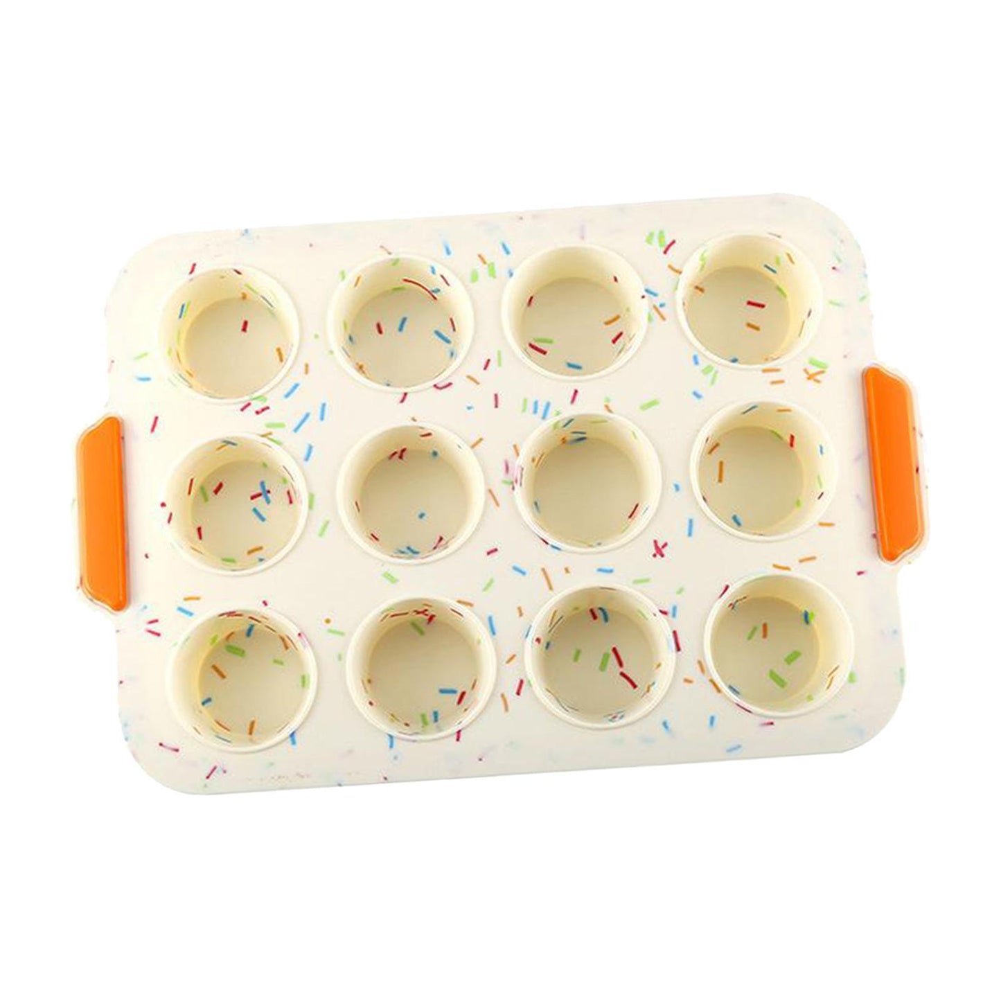 Muffin Pan Cupcake Pan Silicone Baking Mold Non-Stick for Kitchen Coloful