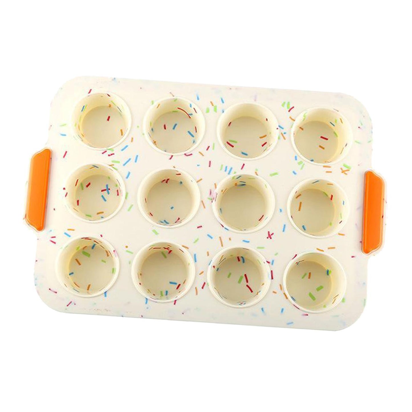 Muffin Pan Cupcake Pan Silicone Baking Mold Non-Stick for Kitchen Coloful