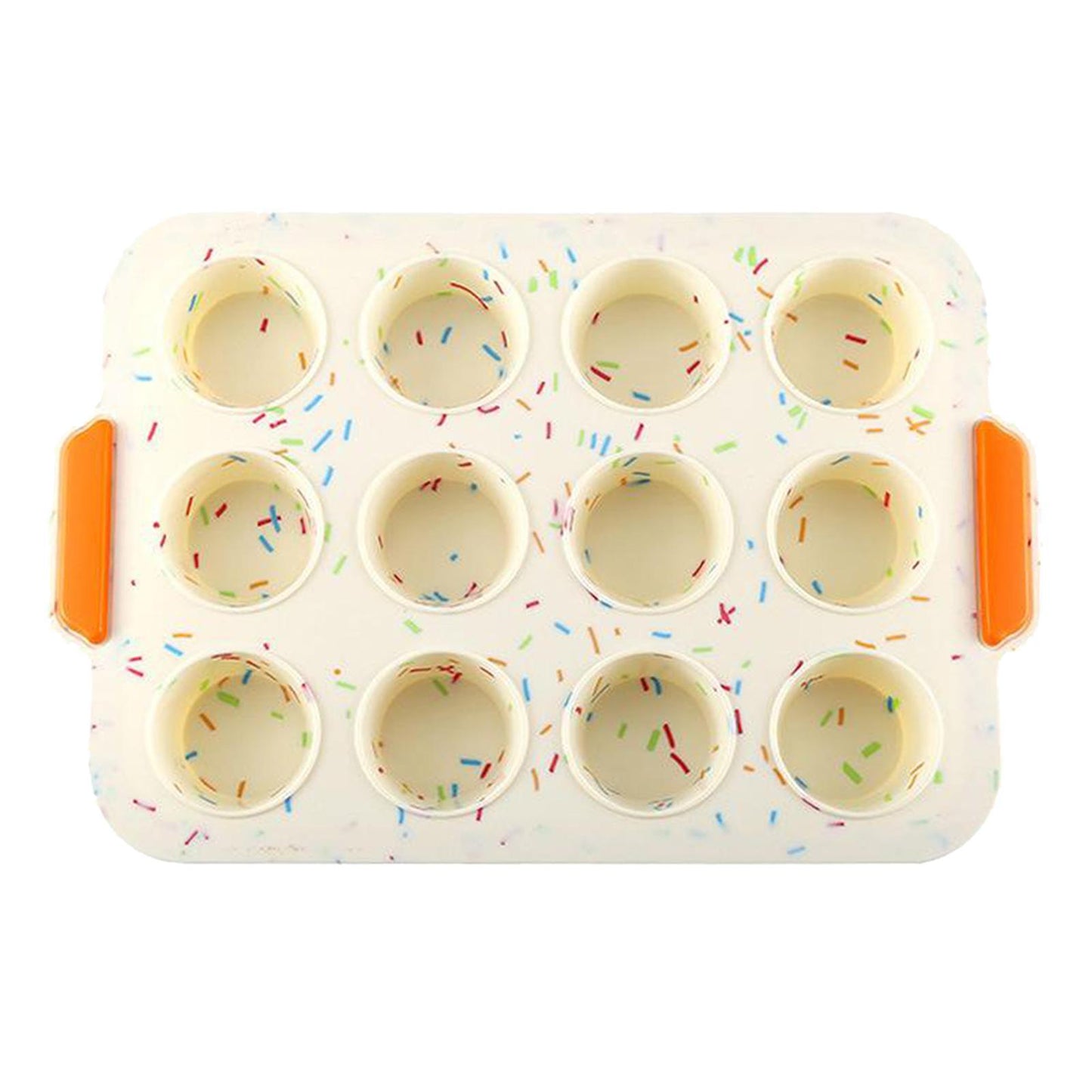 Muffin Pan Cupcake Pan Silicone Baking Mold Non-Stick for Kitchen Coloful