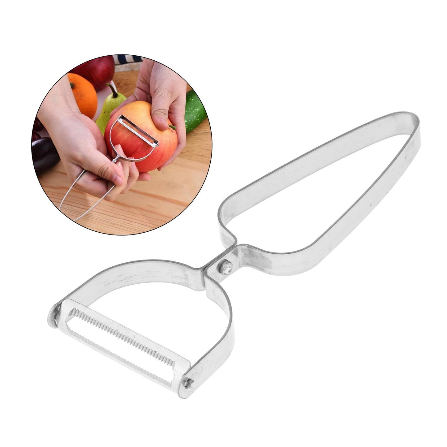 Stainless Steel Kitchen Vegetable Peeler Potato Apple Peelers Tool Style 2