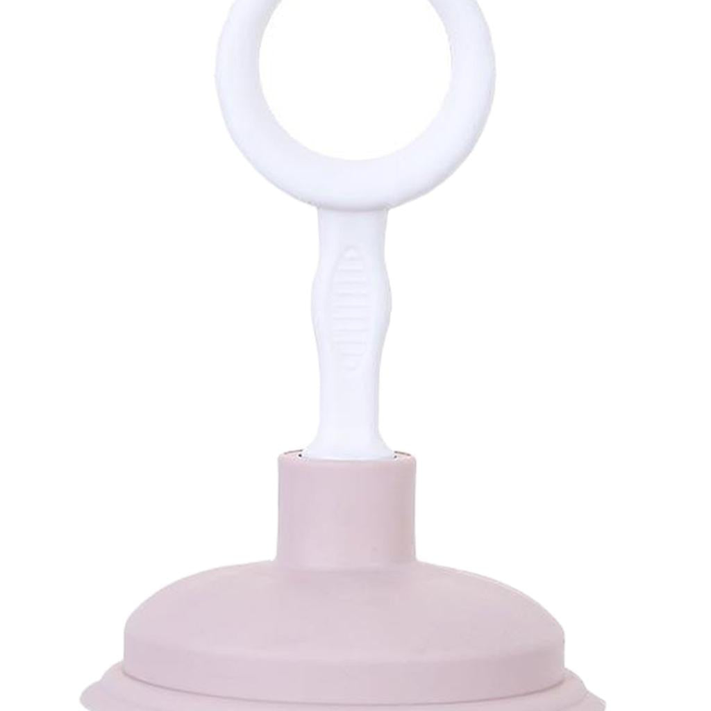 Pipeline Dredge Plunger Suction Pipe Cleaner Drain Bath Sink Cleaning Pink