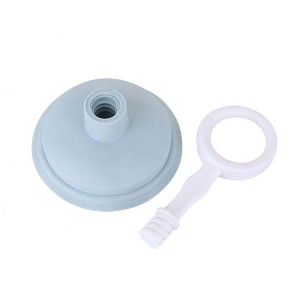 Pipeline Dredge Plunger Suction Pipe Cleaner Drain Bath Sink Cleaning Blue