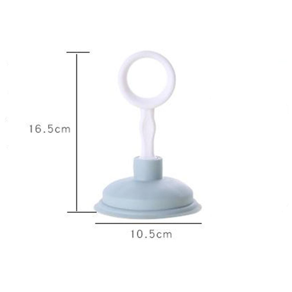 Pipeline Dredge Plunger Suction Pipe Cleaner Drain Bath Sink Cleaning Blue
