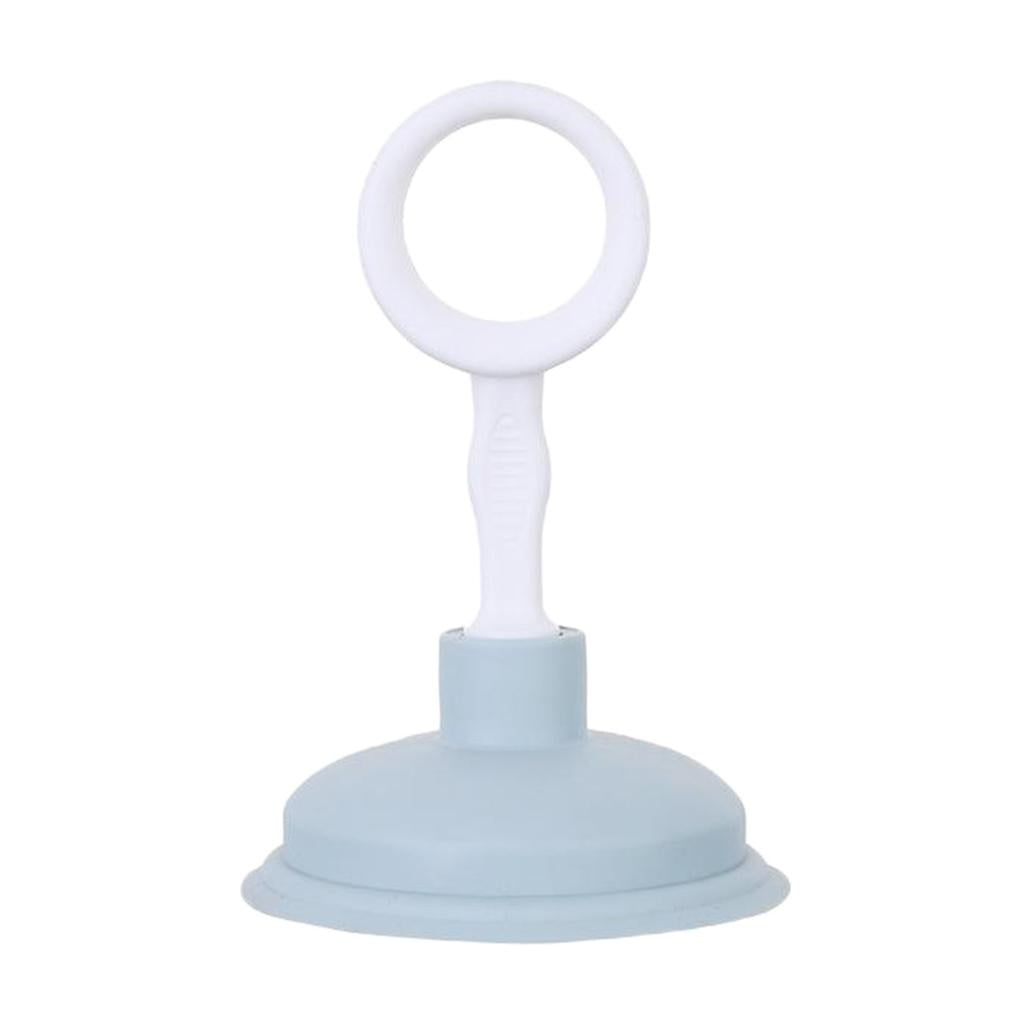 Pipeline Dredge Plunger Suction Pipe Cleaner Drain Bath Sink Cleaning Blue