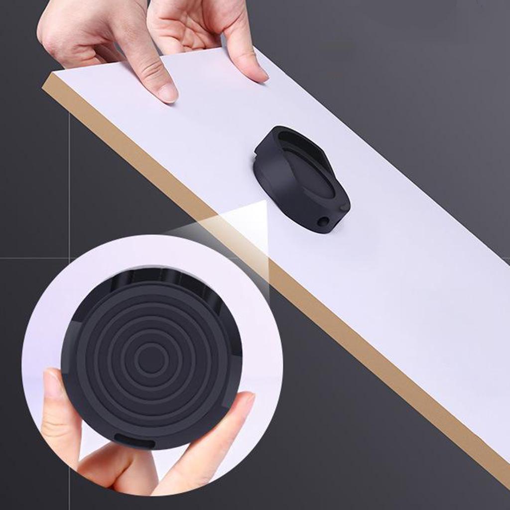 4x Black Rubber Anti Vibration Pads Shock Absorbing for Washing Machine