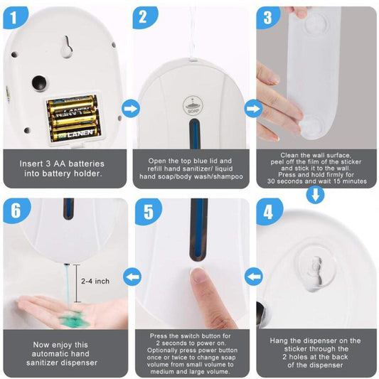 Automatic Soap Dispenser Touchless Soap Dispenser Battery Style 1