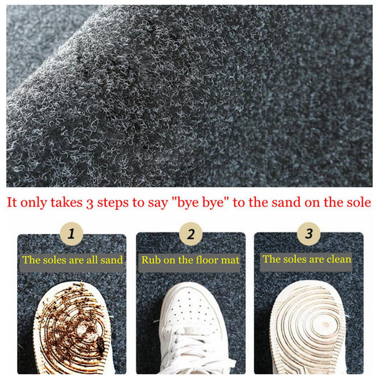 Door Mat Mats Doormats Front Entrance Door Mats Indoor & Outdoor Gray 60x90cm