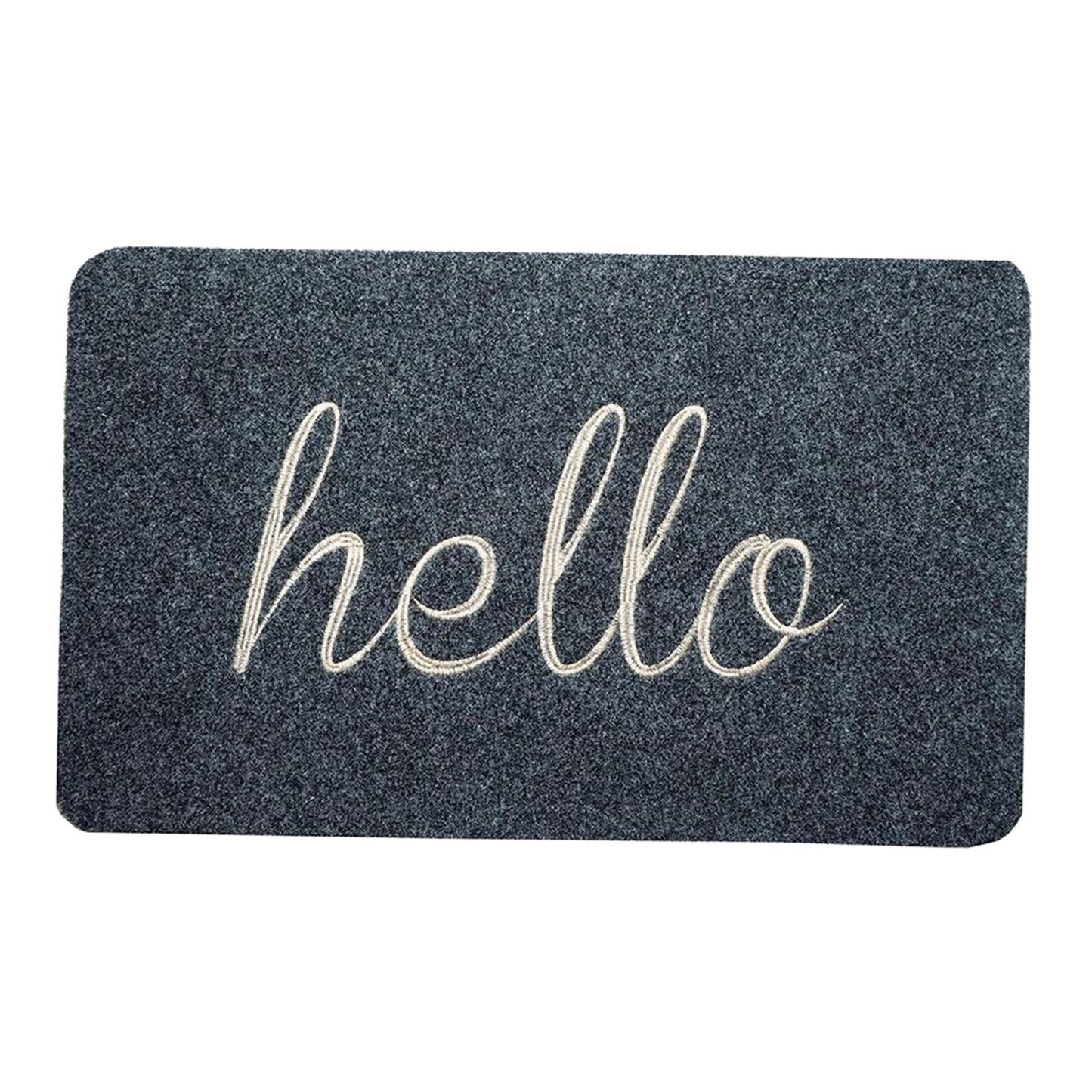 Door Mat Mats Doormats Front Entrance Door Mats Indoor & Outdoor Gray 60x90cm