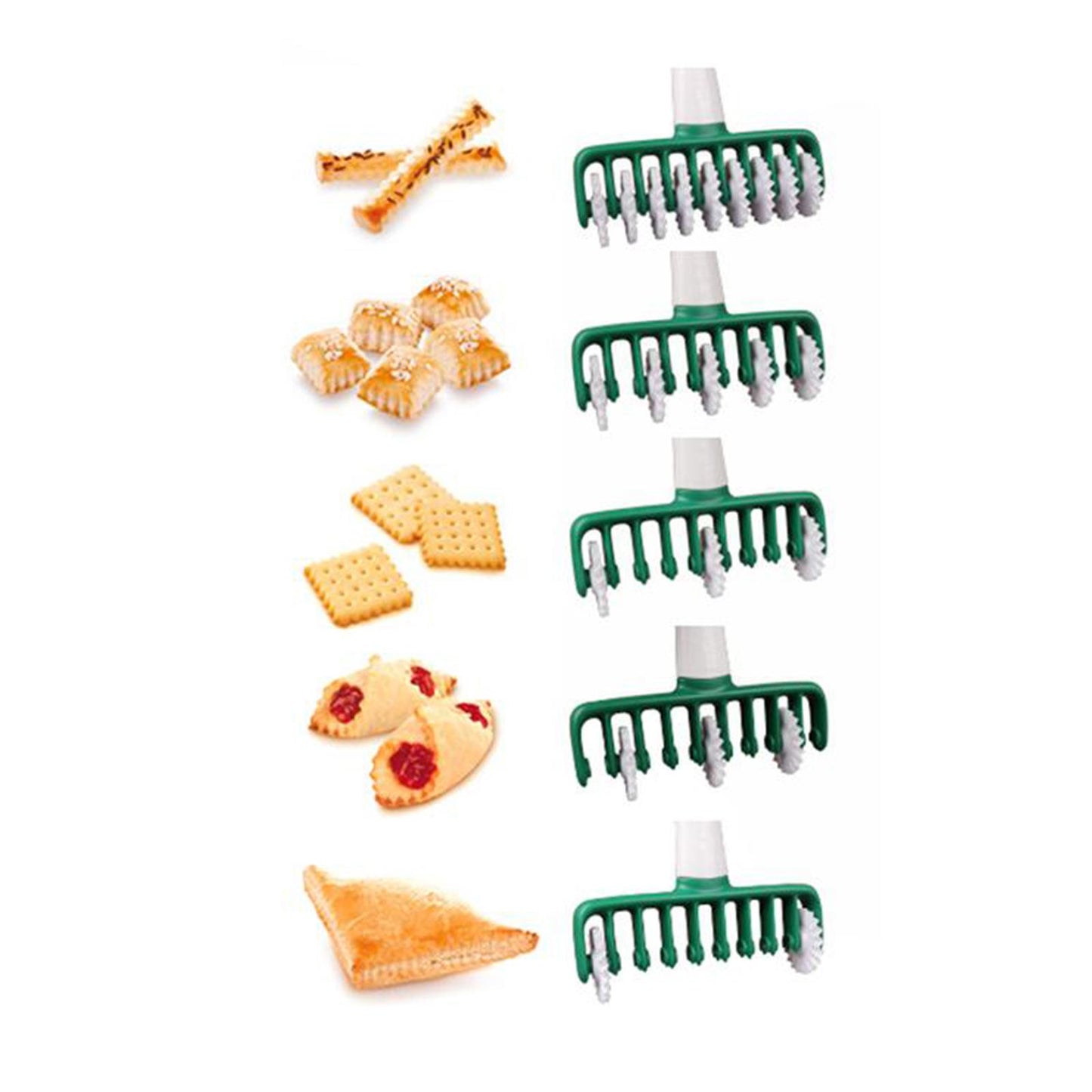 Plastic Rolling Pastry Cutter Roller Slicer for Fondant Cake Cookies Biscuit Style A