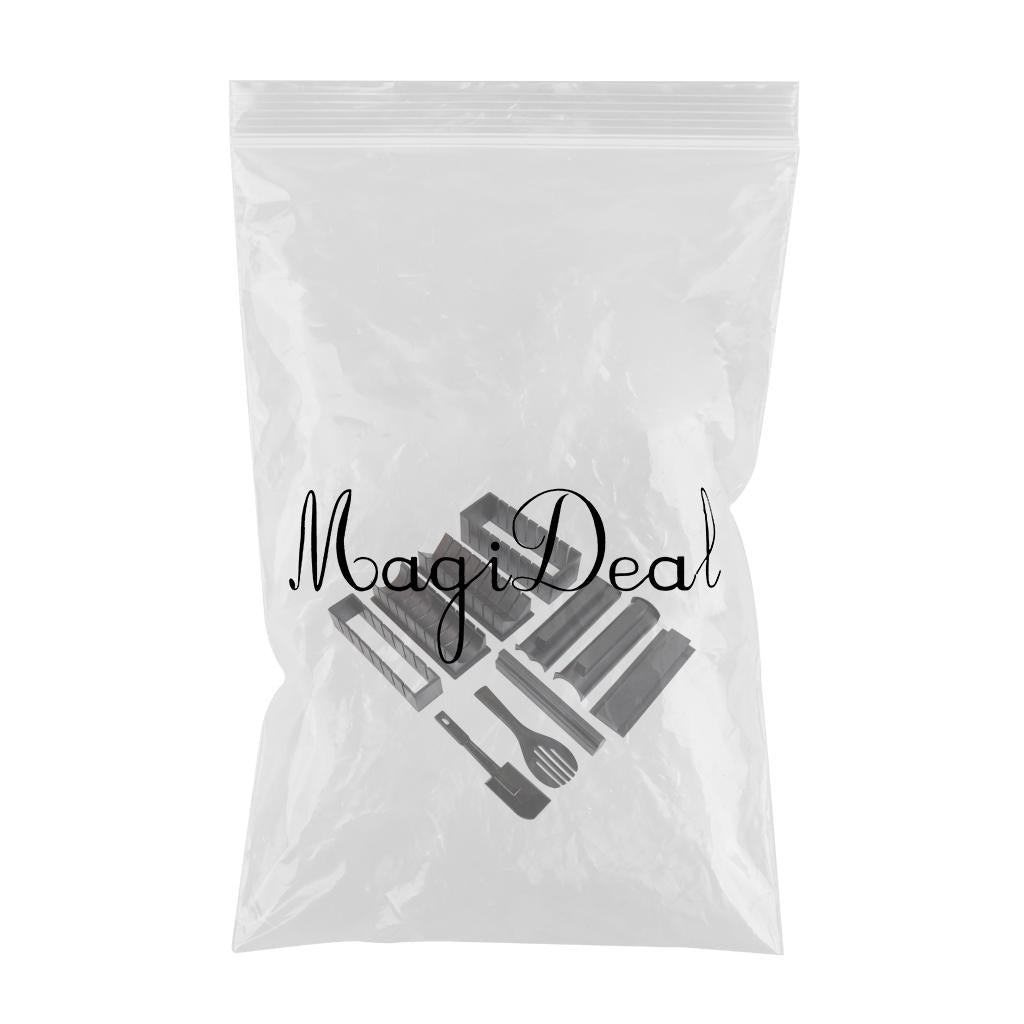 Sushi Making Kit Rice Roll Mold Making Sushi Tool for Kitchen  Black