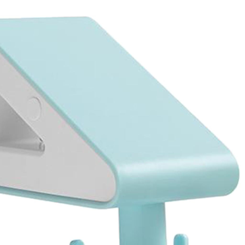 Wall Mounted Rotated Kitchen Utensil Rack Wall Hook Laundry Room light blue
