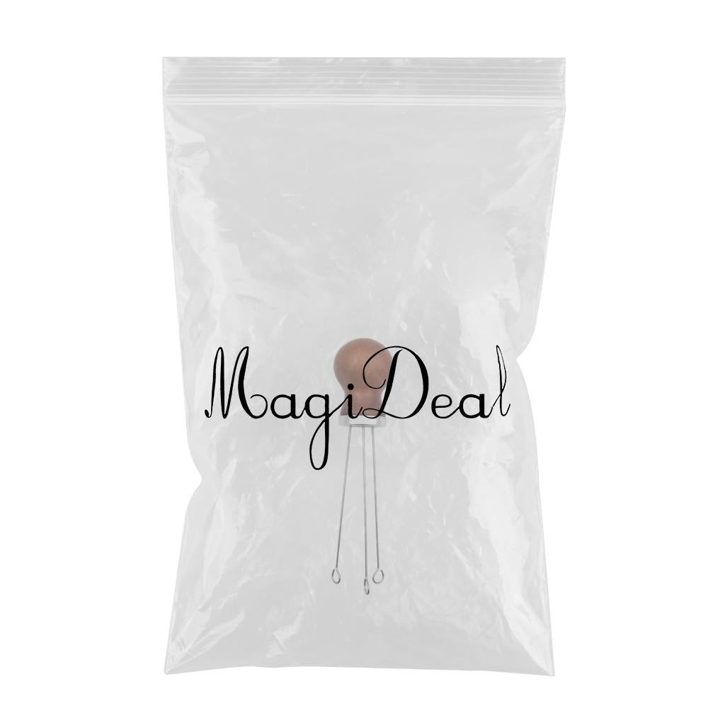 Wood Handle Coffee Tamper Needle Leveler Tool Arc-Shaped Stitch Universal sliver rosewood
