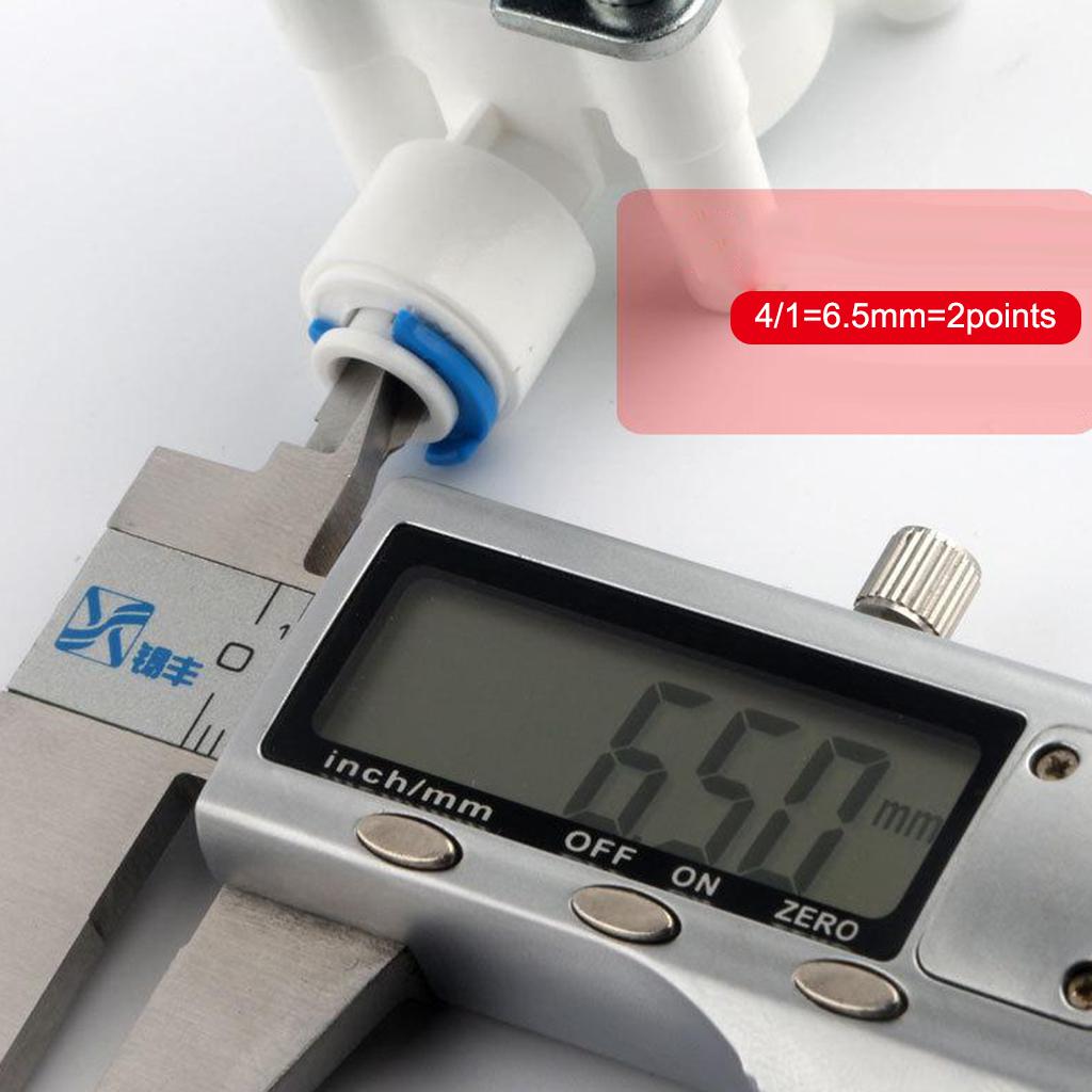 24V 1/4 Inlet Water Solenoid Valve Quick Connect for RO Reverse Osmosis"