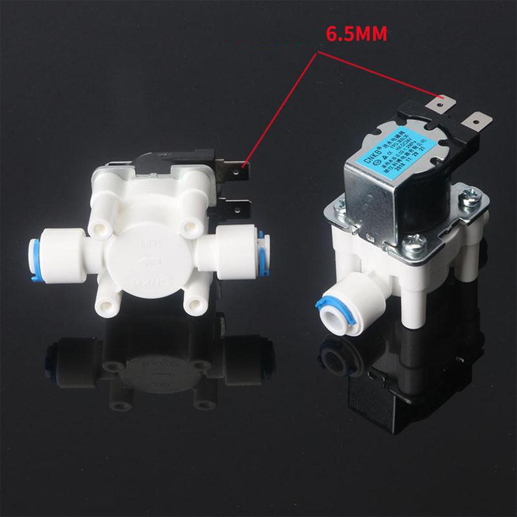 24V 1/4 Inlet Water Solenoid Valve Quick Connect for RO Reverse Osmosis"